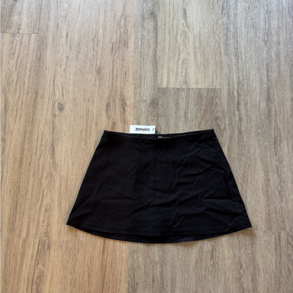 GARAGE Black Mini Skirt NWT